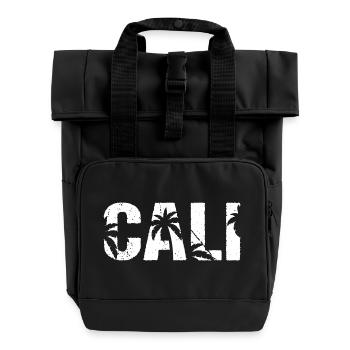Cali Palmiers Californie - Sac à dos Roll Top à deux anses - noir - Devant