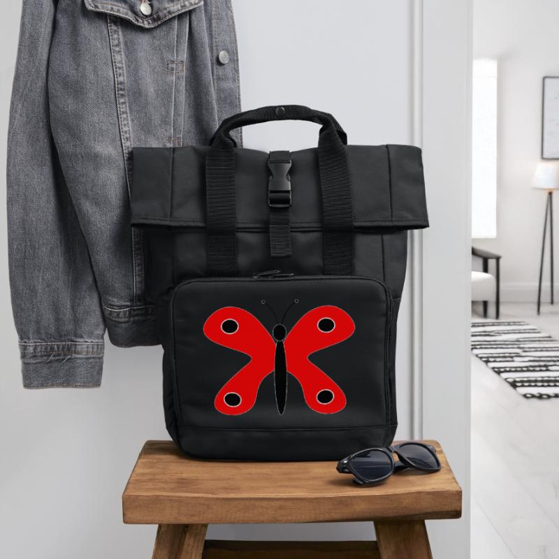 Muttertags Geschenk Mutter Muttertag Geschenkidee  Rolltop Rucksack mit zwei Griffen