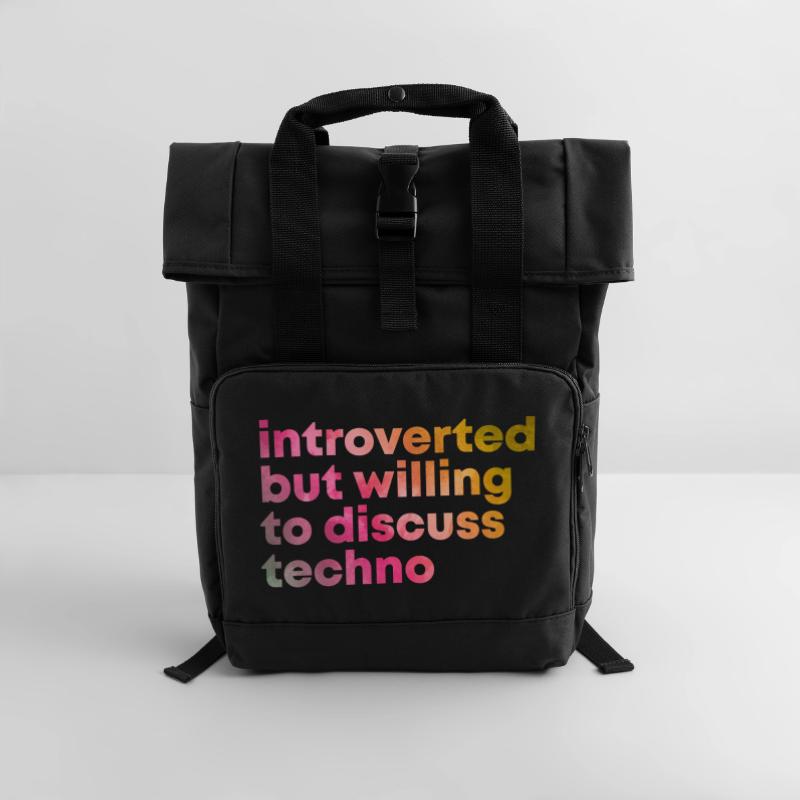 techno Sac à dos Roll Top à deux anses