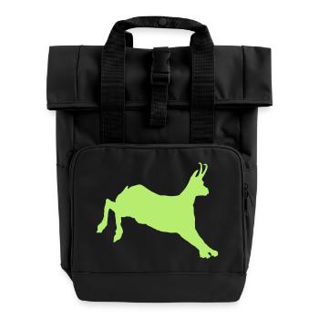 Die Jump (Vector) - Rolltop Rucksack mit zwei Griffen - Schwarz - Vorne