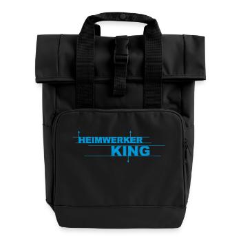 Heimwerker KING - Rolltop Rucksack mit zwei Griffen - Schwarz - Vorne