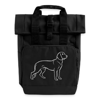 Chien de soudage hanovrien - Sac à dos Roll Top à deux anses - noir - Devant