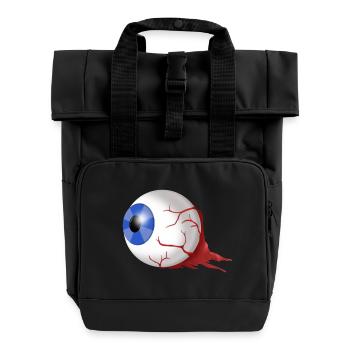 Je te vois - Sac à dos Roll Top à deux anses - noir - Devant