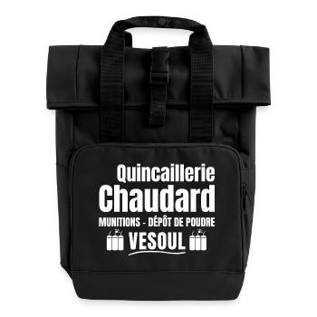septième compagnie, film culte, militaire - Sac à dos Roll Top à deux anses - noir - Devant