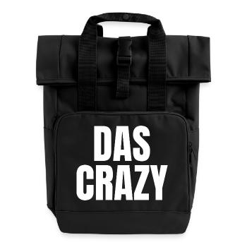 The Crazy Youth Language Insider Mème Cool Crazy - Sac à dos Roll Top à deux anses - noir - Devant