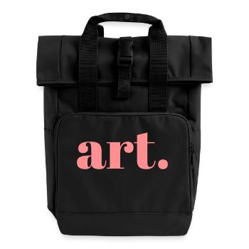 art. - Rolltop Rucksack mit zwei Griffen - Schwarz - Vorne