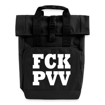 pvv - Sac à dos Roll Top à deux anses - noir - Devant