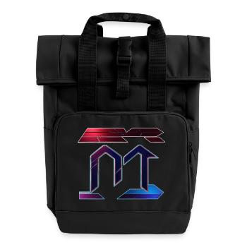 die Nachricht - Rolltop Rucksack mit zwei Griffen - Schwarz - Vorne