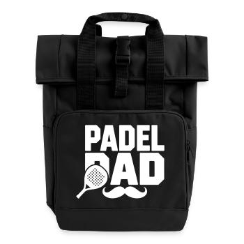 Padel Dad - Sac à dos Roll Top à deux anses - noir - Devant