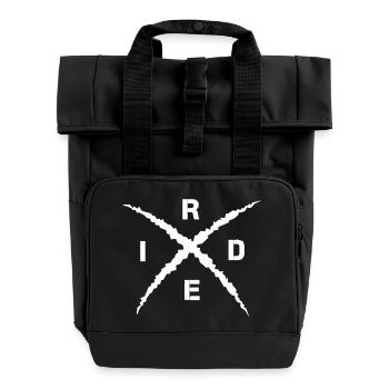 Chevaucher - Sac à dos Roll Top à deux anses - noir - Devant