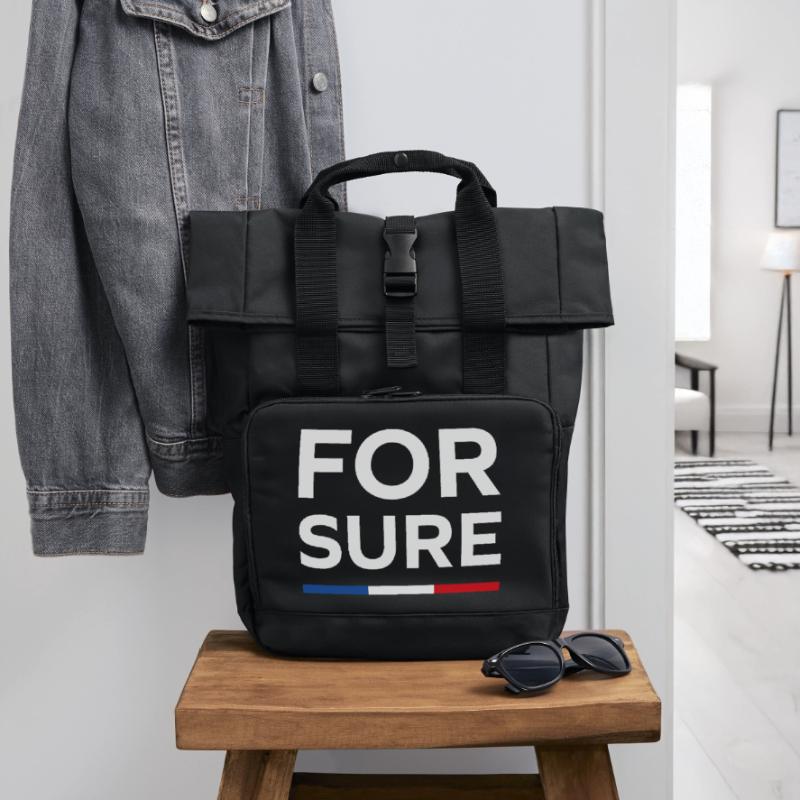 Sicher Rolltop Rucksack mit zwei Griffen