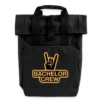 Bachelor Crew - JGA T-shirt - JGA Shirt - bachelor - Sac à dos Roll Top à deux anses - noir - Devant