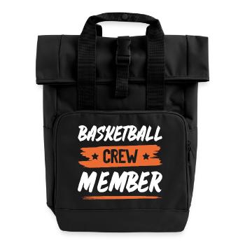 Équipe de basket-ball - Sac à dos Roll Top à deux anses - noir - Devant