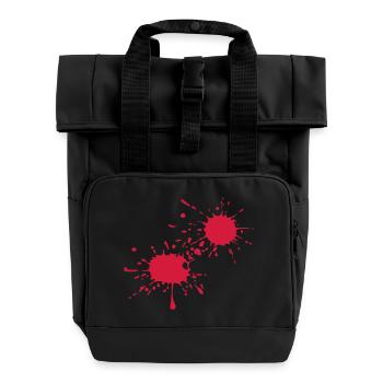 Sang - Sac à dos Roll Top à deux anses - noir - Devant