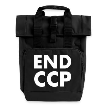 End ccp - Rolltop Rucksack mit zwei Griffen - Schwarz - Vorne