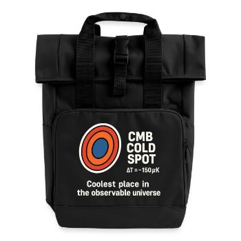 CMB Cold Spot - Roll Top Backpack with Two Handles - black - Front
