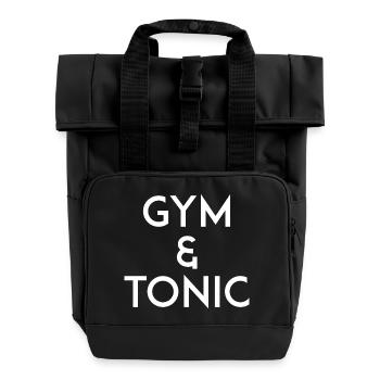 Gymnase & Tonique - Sac à dos Roll Top à deux anses - noir - Devant