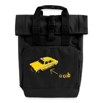 A CAB - Sac à dos Roll Top à deux anses - noir - Devant