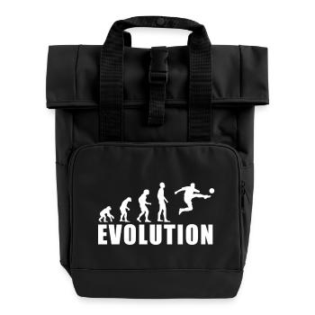 EVOLUTION FOOTBALL Player Striker Gift - Roll Top Backpack with Two Handles - black - Front