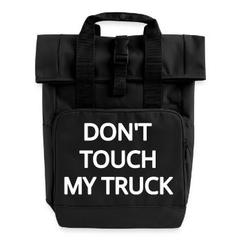 Truck - Rolltop Rucksack mit zwei Griffen - Schwarz - Vorne