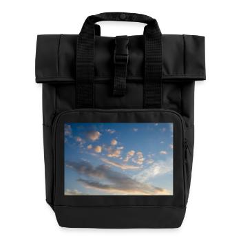 Fantasy-Himmel - Rolltop Rucksack mit zwei Griffen - Schwarz - Vorne