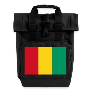 Guinea - Roll Top Backpack with Two Handles - black - Front