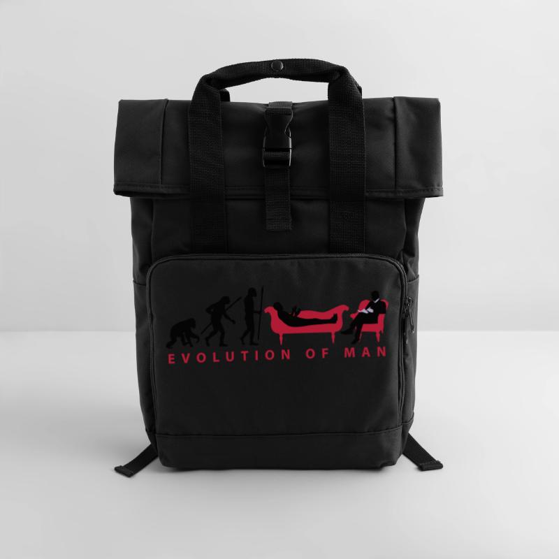 evolution_therapeut_psychologe_11_2016_c Rolltop Rucksack mit zwei Griffen