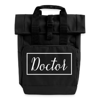 Docteur Médecin Fier Diplômé Médecin Étudiant - Sac à dos Roll Top à deux anses - noir - Devant