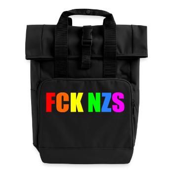 Fck nzs - Sac à dos Roll Top à deux anses - noir - Devant