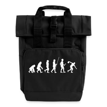 Bowling - Roll Top Backpack with Two Handles - black - Front