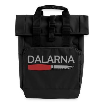 Dalarna - Rolltop Rucksack mit zwei Griffen - Schwarz - Vorne