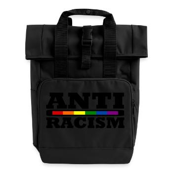 Anti-racisme - Sac à dos Roll Top à deux anses - noir - Devant