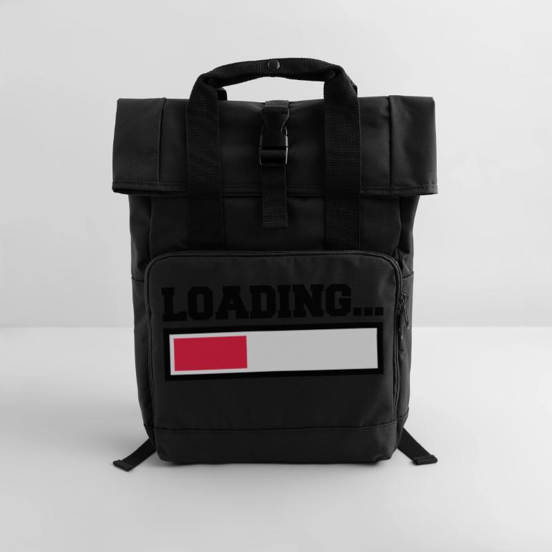 Loading Roll Top Backpack with Two Handles