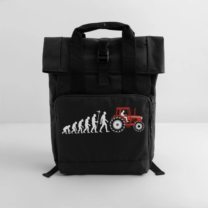Evolution Farmer Farmer Traktor Rolltop Rucksack mit zwei Griffen