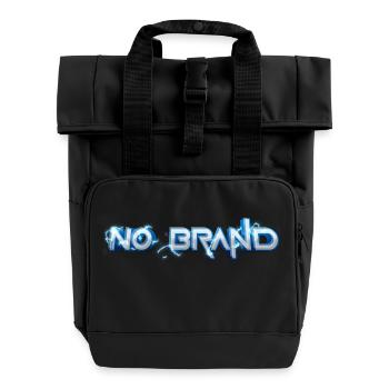 Pas de style Brand Lightning - Sac à dos Roll Top à deux anses - noir - Devant