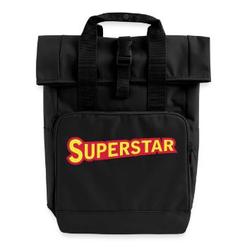 superstar_sign - Sac à dos Roll Top à deux anses - noir - Devant