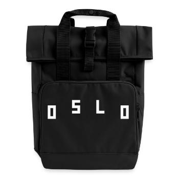 Oslo - Sac à dos Roll Top à deux anses - noir - Devant