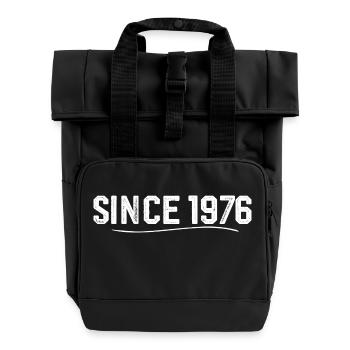 Legendary since 1976 birthday gift 1976 - Roll Top Backpack with Two Handles - black - Front