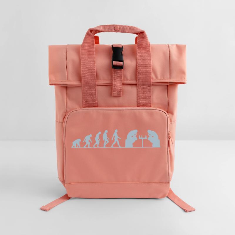 evolution failure Roll Top Backpack with Two Handles