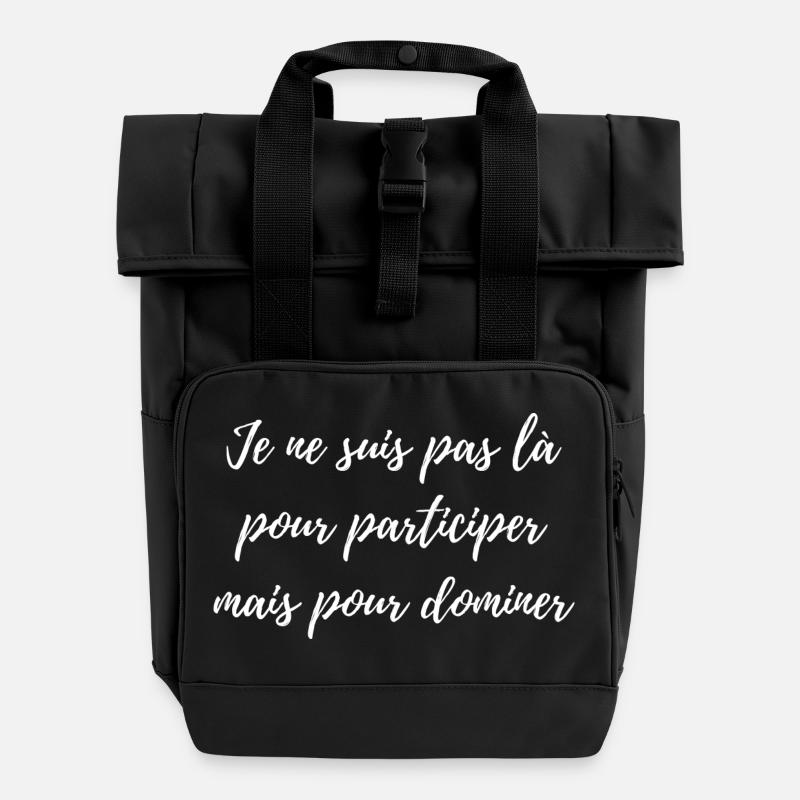 png 10 - Sac à dos Roll Top à deux anses - noir