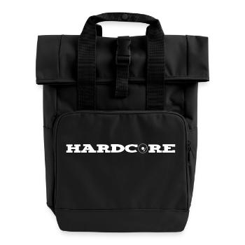 hard-core8 - Rolltop Rucksack mit zwei Griffen - Schwarz - Vorne