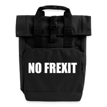 No frexit - Roll Top Backpack with Two Handles - black - Front