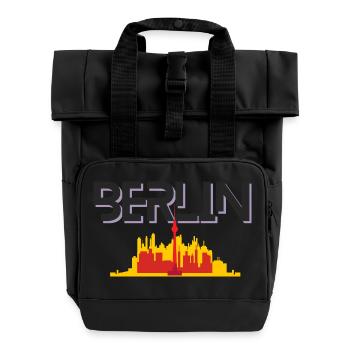 Ville de Berlin - Sac à dos Roll Top à deux anses - noir - Devant