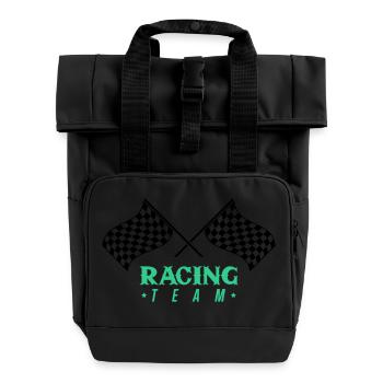 Équipe Racing Flag - Sac à dos Roll Top à deux anses - noir - Devant