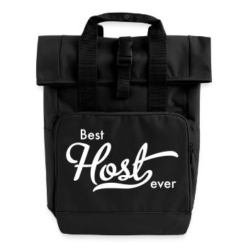 Host - Roll Top Backpack with Two Handles - black - Front