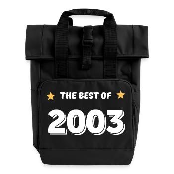 Best of 2003 - Roll Top Backpack with Two Handles - black - Front