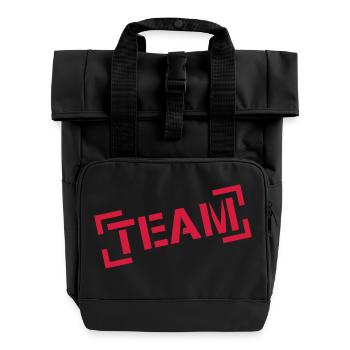 team_stamp__f1 - Sac à dos Roll Top à deux anses - noir - Devant