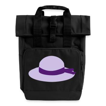 hut - Rolltop Rucksack mit zwei Griffen - Schwarz - Vorne