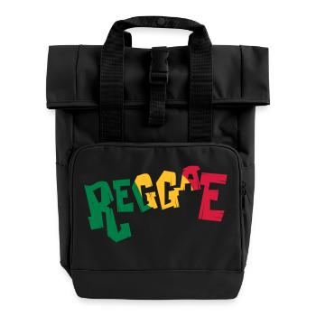 Reggae - Sac à dos Roll Top à deux anses - noir - Devant