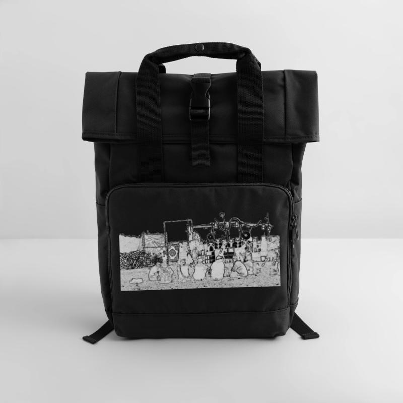 system333 Rolltop Rucksack mit zwei Griffen